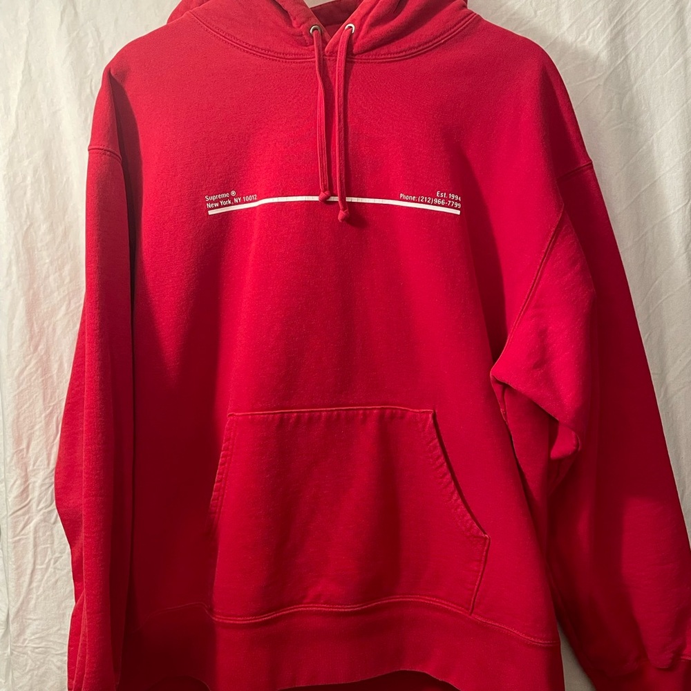 Supreme Shop Hooded Sweatshirt San Francisco